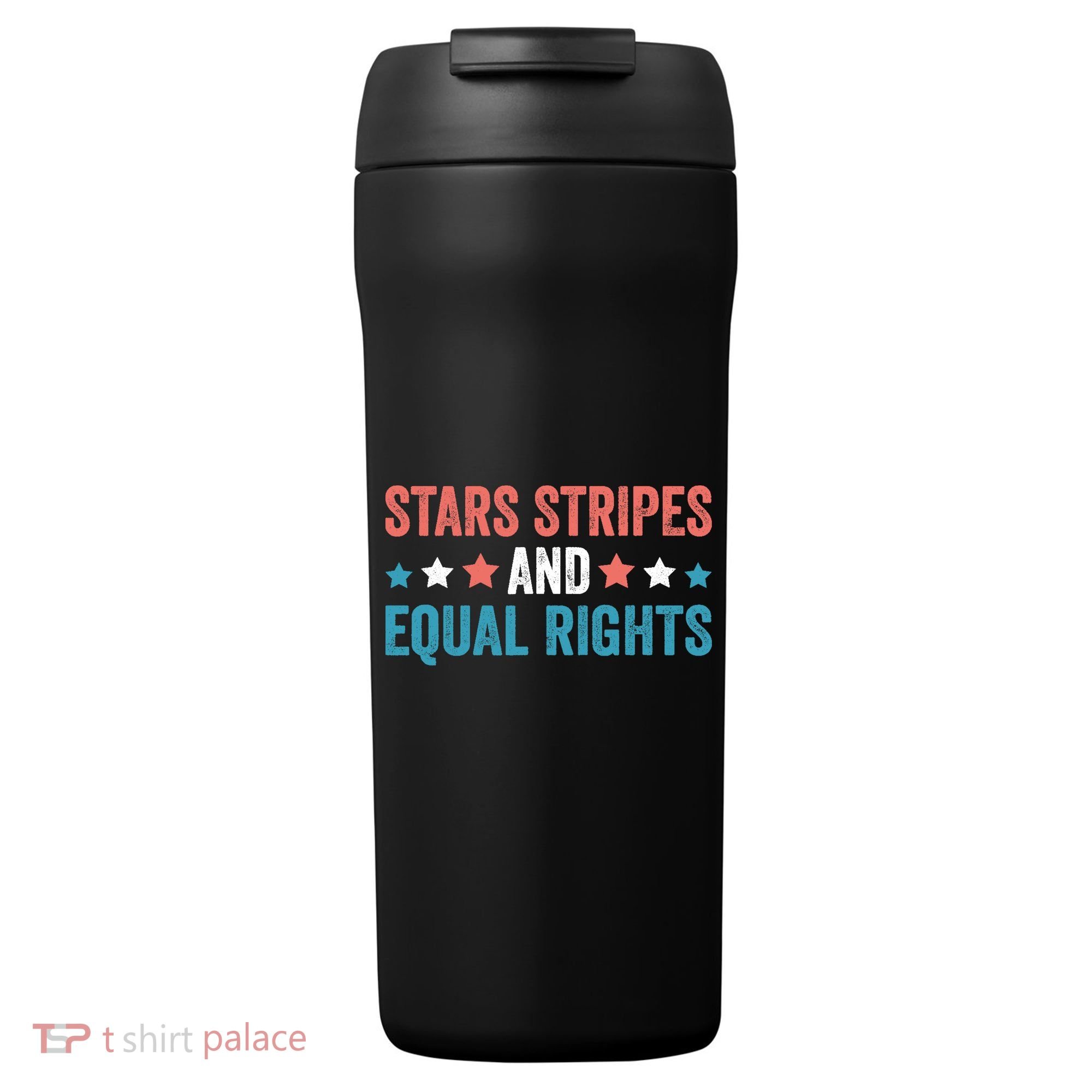 Stars Stripes And Equal Rights 4th Of July 24oz Duet Stainless Steel Tumbler