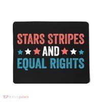 Stars Stripes And Equal Rights 4th Of July Mousepad thumb 0