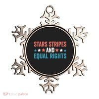 Stars Stripes And Equal Rights 4th Of July Ornament thumb 0