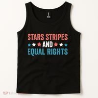 Stars Stripes And Equal Rights 4th Of July Tank Top thumb 2