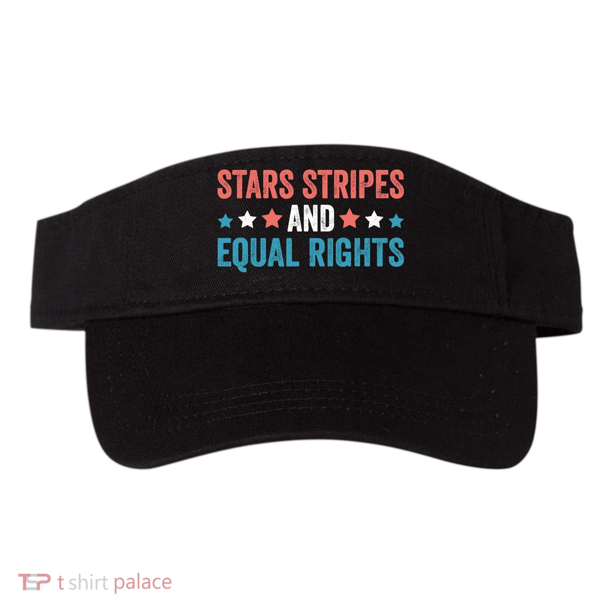 Stars Stripes And Equal Rights 4th Of July Visor