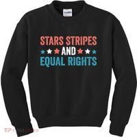 Stars Stripes And Equal Rights 4th Of July Kids Sweatshirt thumb 0