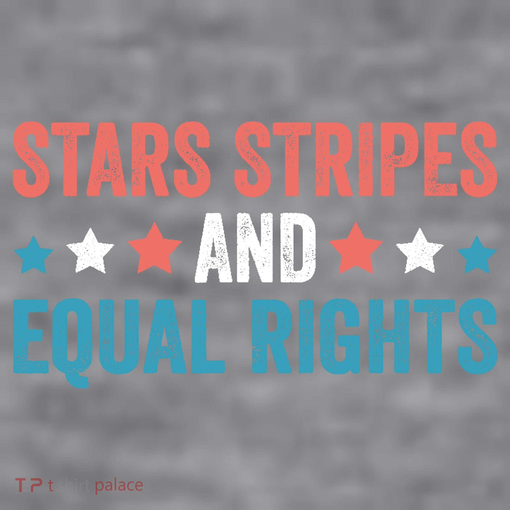 Stars Stripes And Equal Rights 4th Of July Women's Racerback Cropped Tank