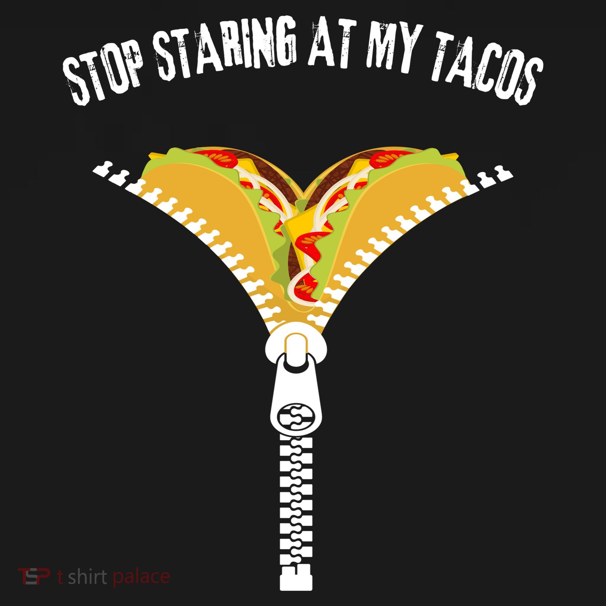 Stop Staring At My Tacos Funny Taco Lover Doggie Tank
