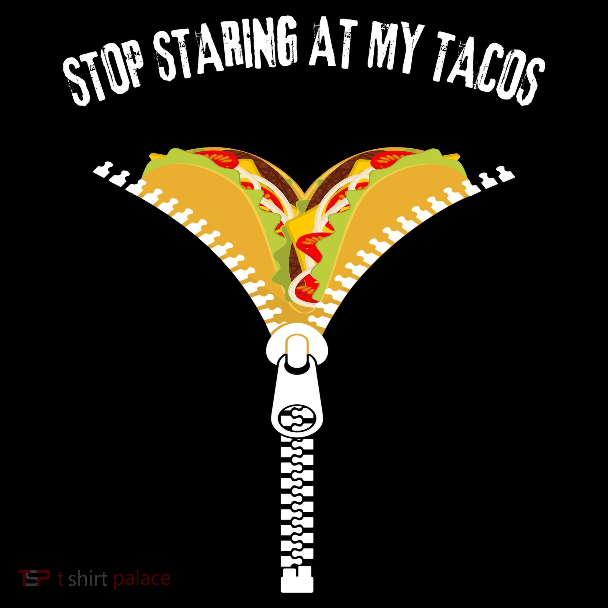 Stop Staring At My Tacos Funny Taco Lover Women's Hoodie