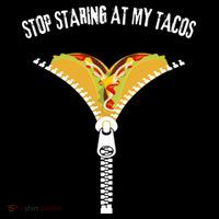 Stop Staring At My Tacos Funny Taco Lover Mousepad thumb 1