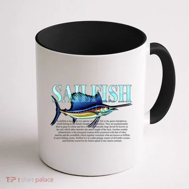 Sailfish Coffee Mug back