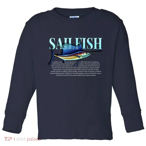 Sailfish Toddler Long Sleeve in the selected color