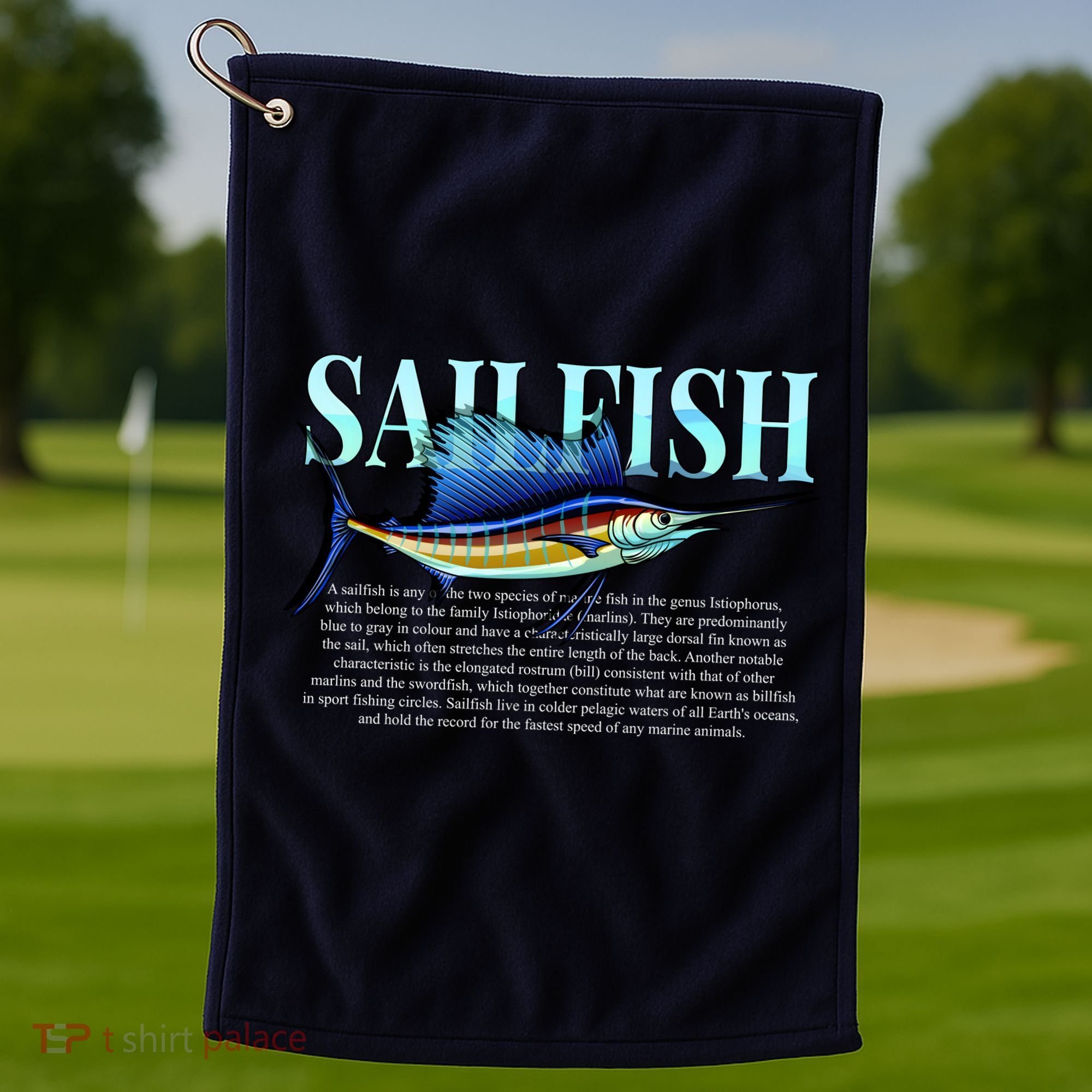 Sailfish Golf Towel