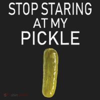 Stop Staring At My Pickle Dirty Halloween Costume Idea Women's Sweatshirt thumb 2