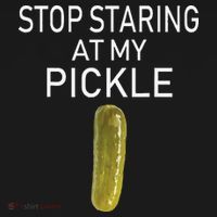 Stop Staring At My Pickle Dirty Halloween Costume Idea Women's Hoodie thumb 2
