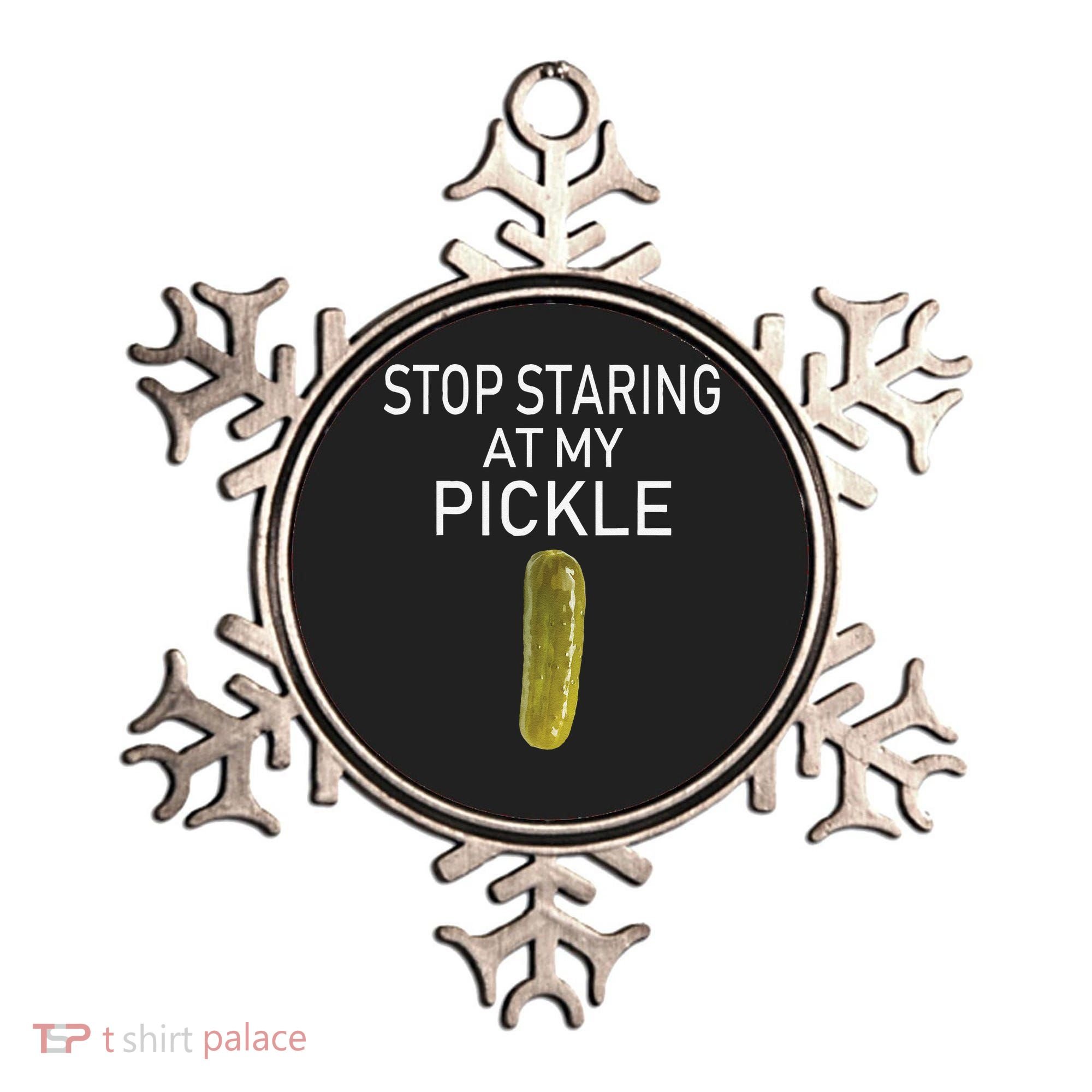 Stop Staring At My Pickle Dirty Halloween Costume Idea Ornament