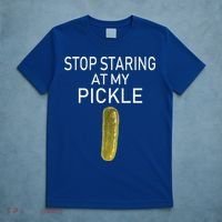 Stop Staring At My Pickle Dirty Halloween Costume Idea T-Shirt thumb 5