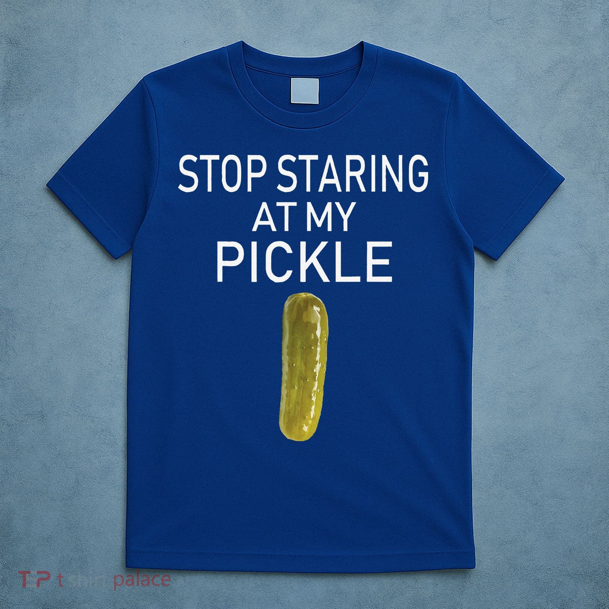 Stop Staring At My Pickle Dirty Halloween Costume Idea T-Shirt