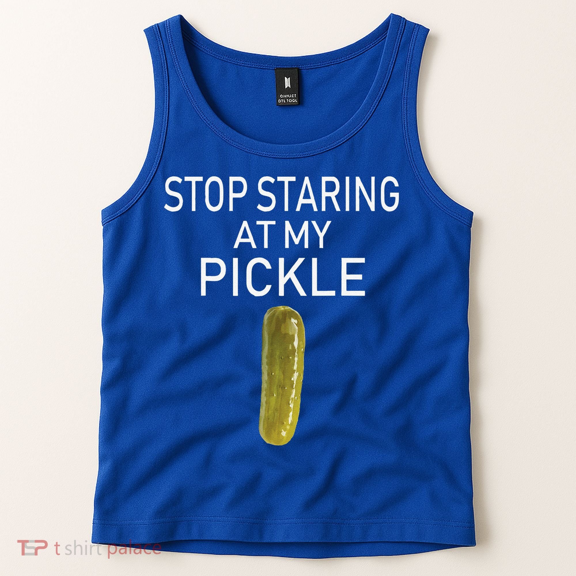 Stop Staring At My Pickle Dirty Halloween Costume Idea Tank Top