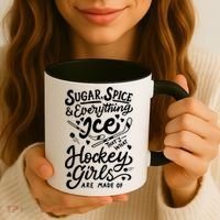 Sugar Spice &Amp; Everything Ice T Cute Hockey Girl Coffee Mug thumb 3