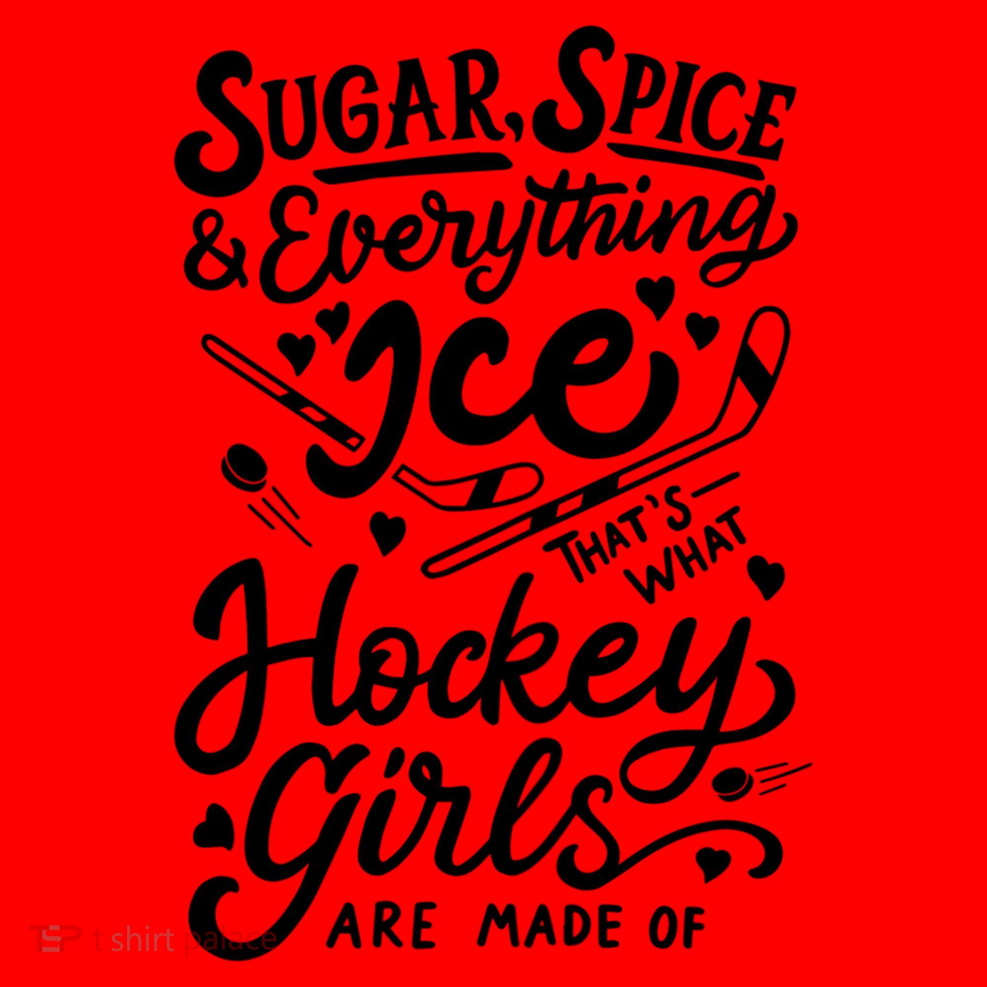 Sugar Spice &Amp; Everything Ice T Cute Hockey Girl Santa Hat