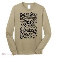 Sugar Spice &Amp; Everything Ice T Cute Hockey Girl Long Sleeve Shirt thumb 0