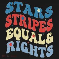 Stars Stripes And Equal Rights 4th Of July Womens Rights Apron thumb 3