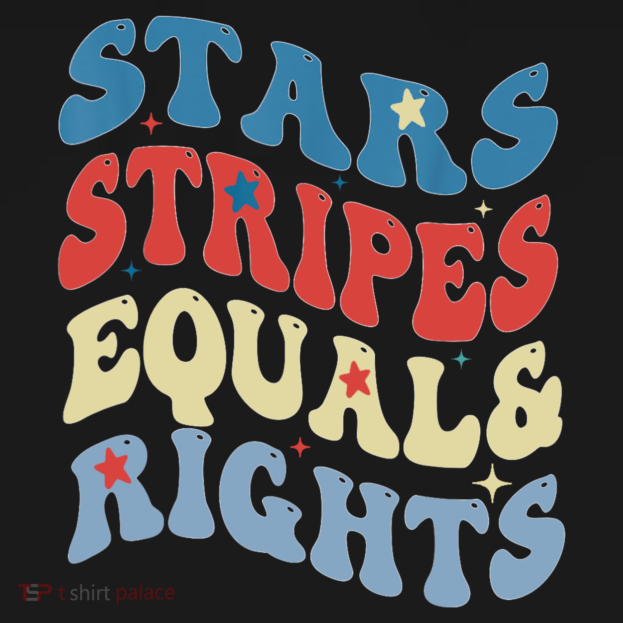 Stars Stripes And Equal Rights 4th Of July Womens Rights Mousepad