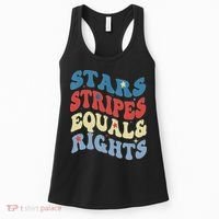 Stars Stripes And Equal Rights 4th Of July Womens Rights Women's Tank Top thumb 0