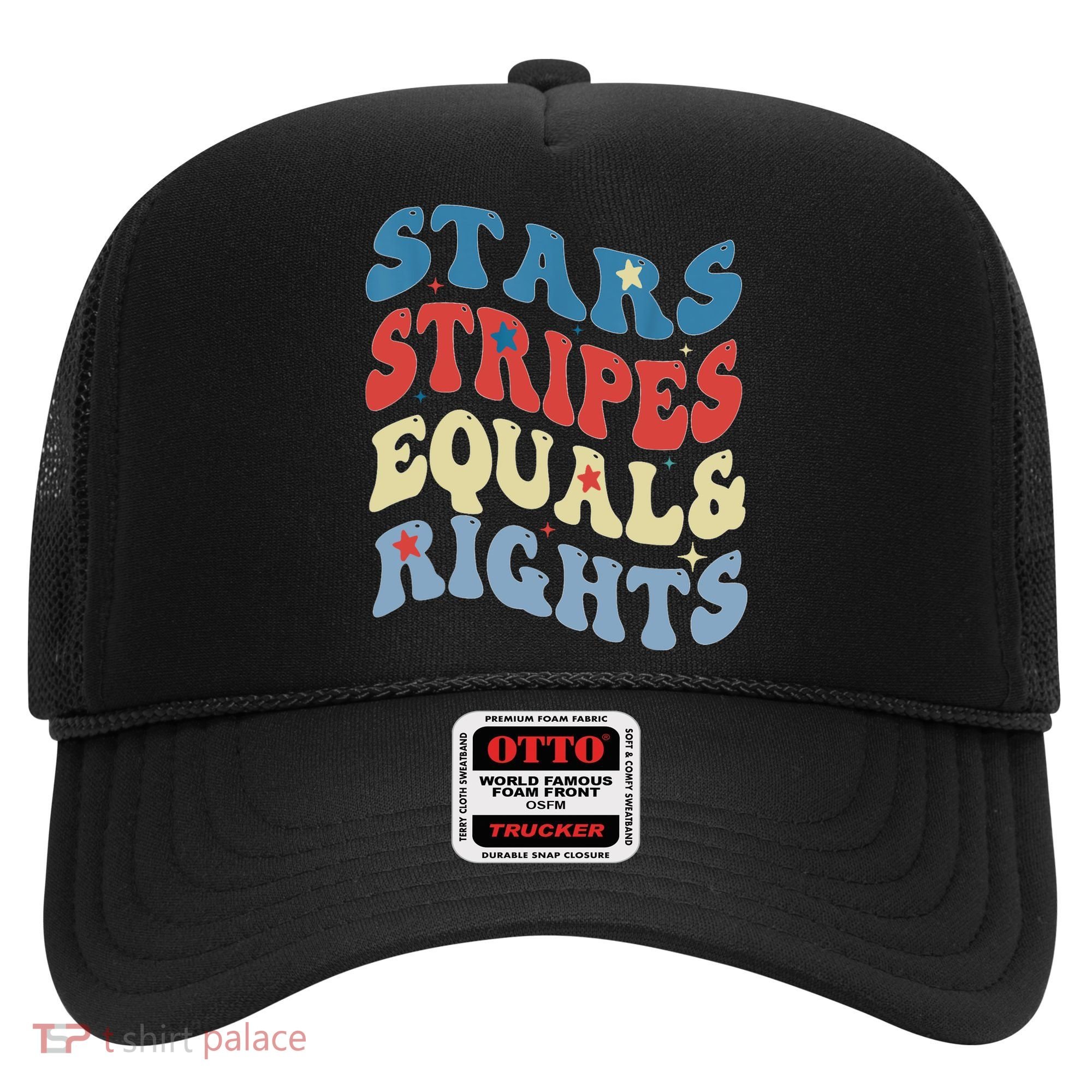 Stars Stripes And Equal Rights 4th Of July Womens Rights Hat