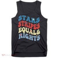 Stars Stripes And Equal Rights 4th Of July Womens Rights Tank Top thumb 0