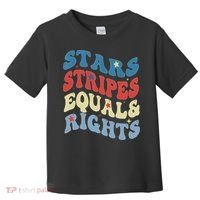Stars Stripes And Equal Rights 4th Of July Womens Rights Toddler T-Shirt thumb 0
