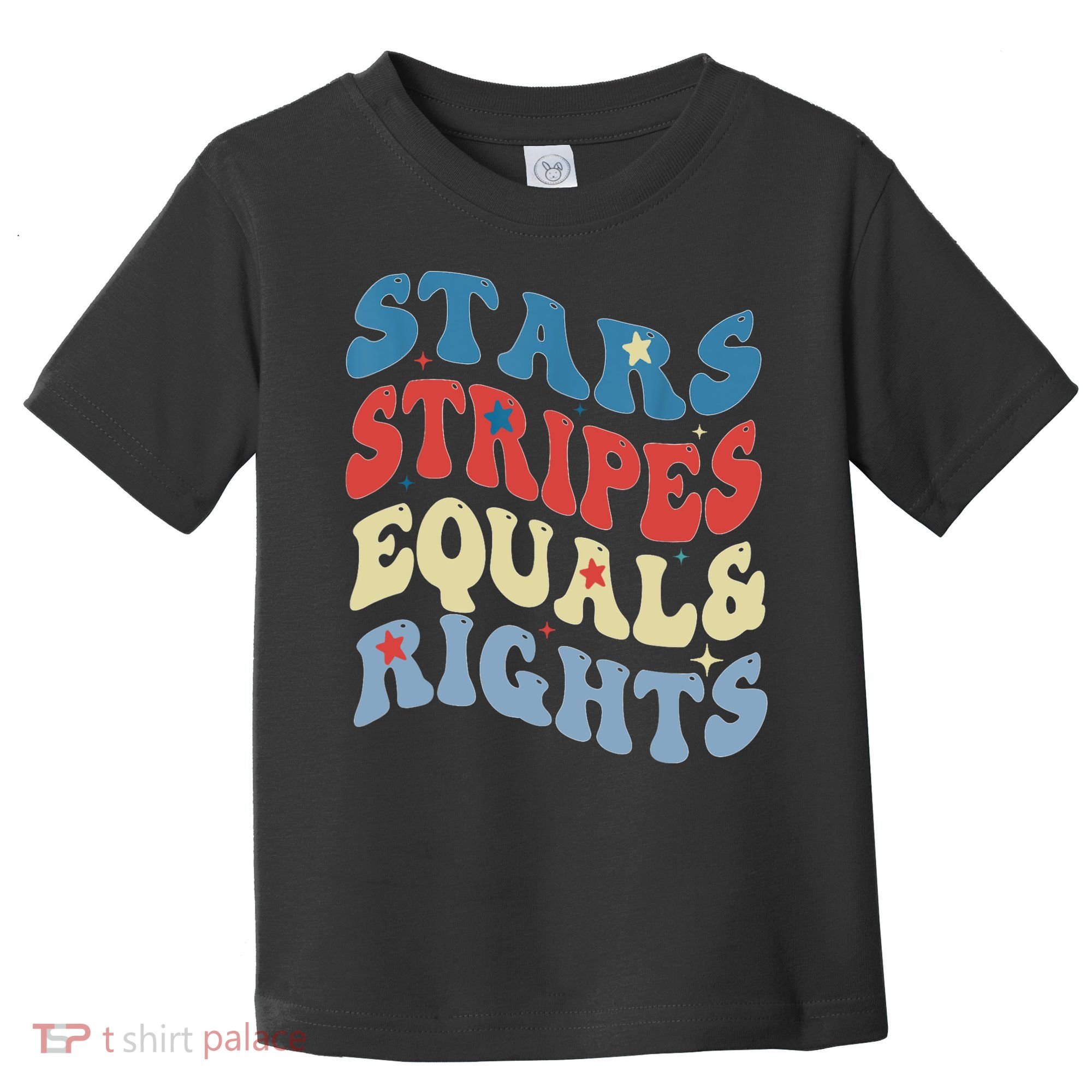 Stars Stripes And Equal Rights 4th Of July Womens Rights Toddler T-Shirt