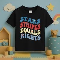 Stars Stripes And Equal Rights 4th Of July Womens Rights Toddler T-Shirt thumb 3