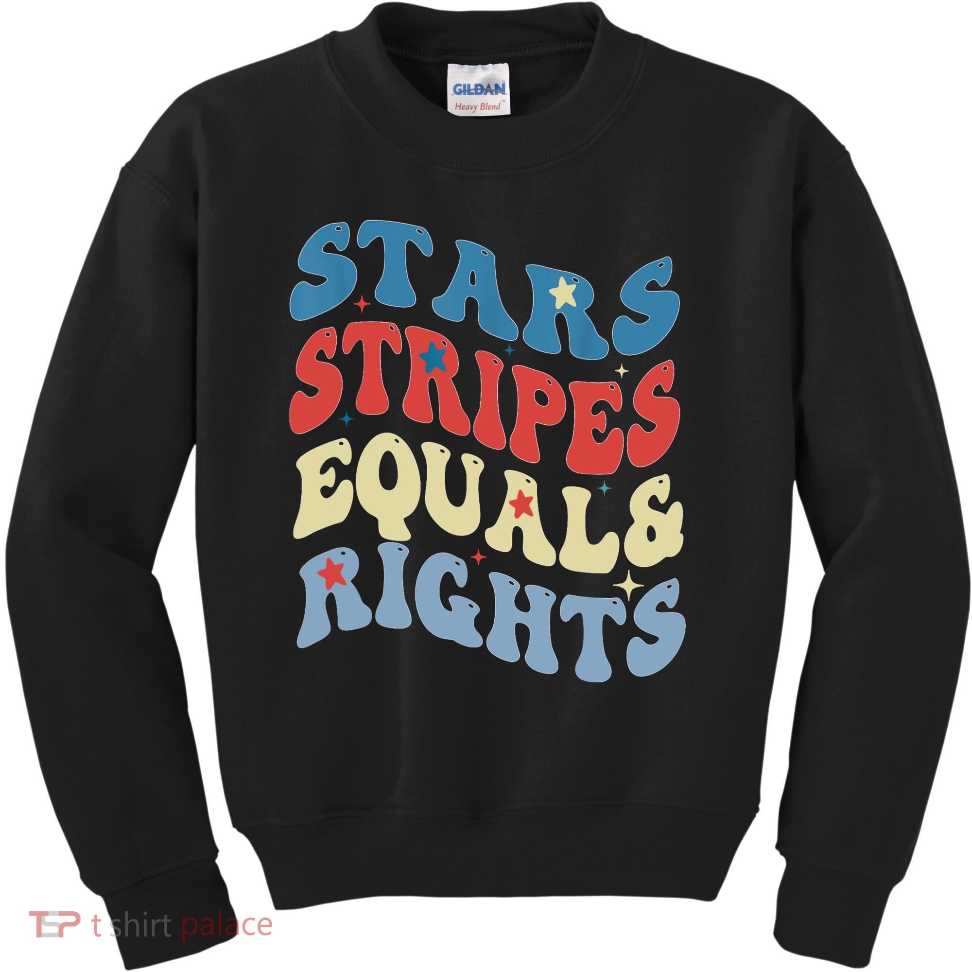 Stars Stripes And Equal Rights 4th Of July Womens Rights Kids Sweatshirt