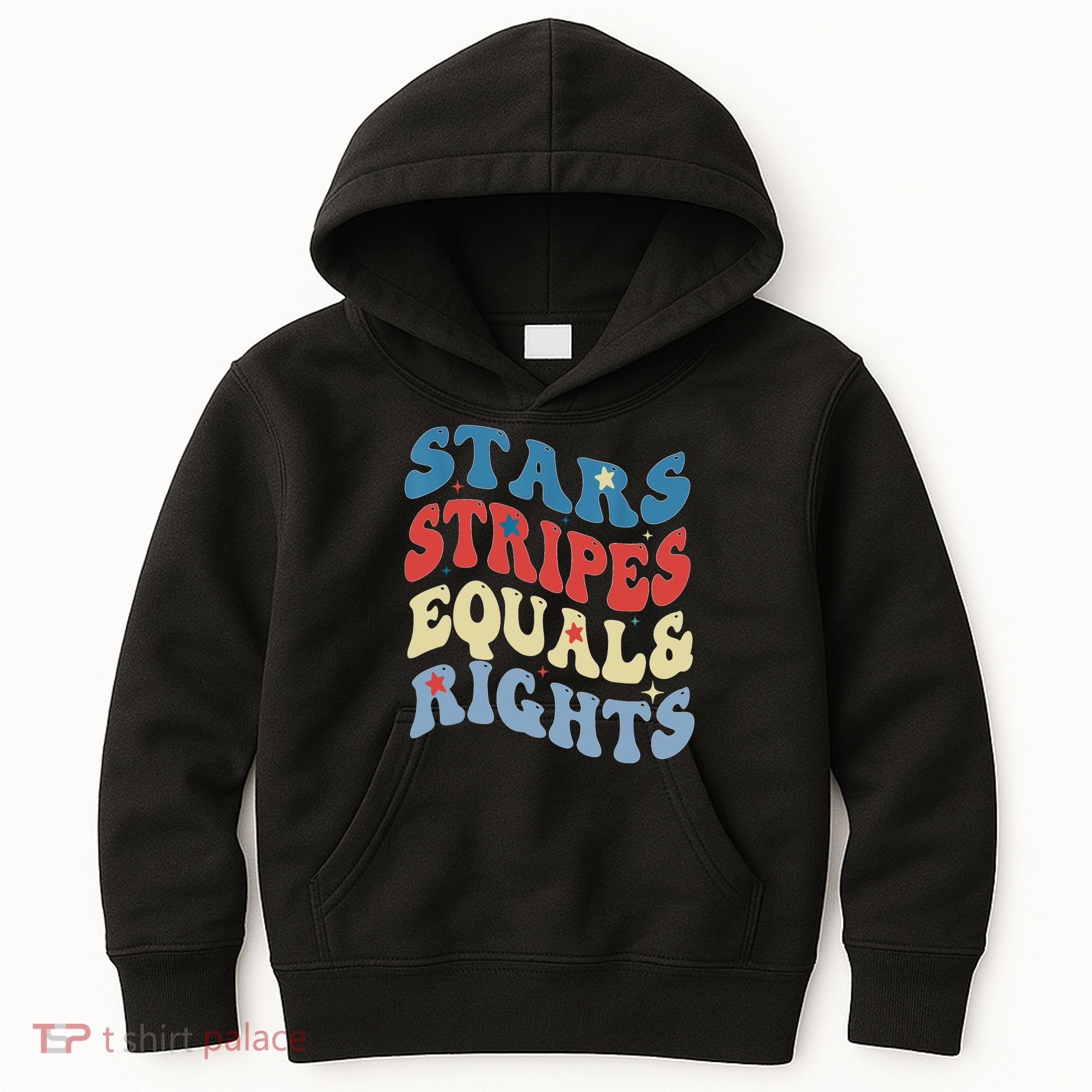 Stars Stripes And Equal Rights 4th Of July Womens Rights Kids Hoodie