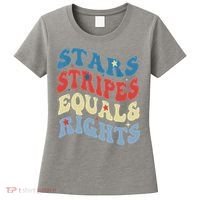 Stars Stripes And Equal Rights 4th Of July Womens Rights Women's T-Shirt thumb 0
