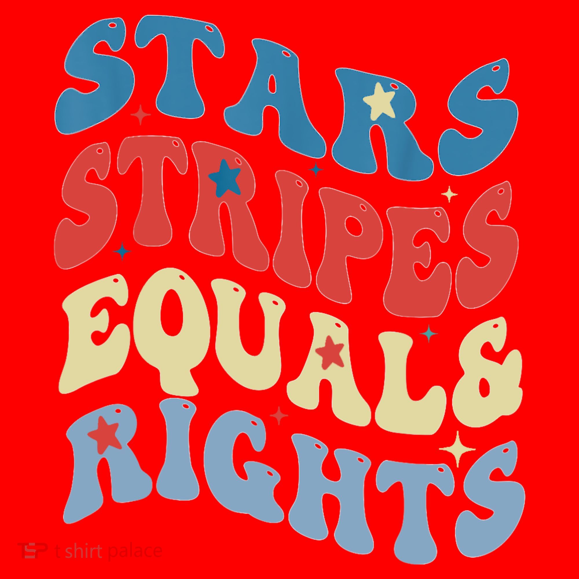 Stars Stripes And Equal Rights 4th Of July Womens Rights Santa Hat