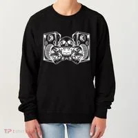 Skull Speakers Audio Gothic Regular Women's Sweatshirt thumb 0