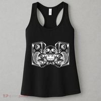 Skull Speakers Audio Gothic Regular Women's Tank Top thumb 3