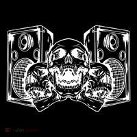 Skull Speakers Audio Gothic Regular Toddler Hoodie thumb 2