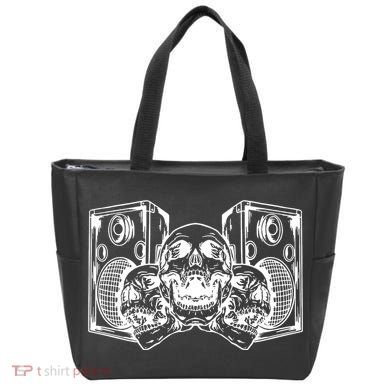 Skull Speakers Audio Gothic Regular Tote Bag
