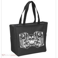 Skull Speakers Audio Gothic Regular Tote Bag thumb 2