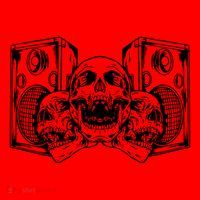 Skull Speakers Audio Gothic Regular Santa Hat thumb 1