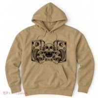 Skull Speakers Audio Gothic Regular Hoodie thumb 0
