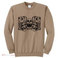 Skull Speakers Audio Gothic Regular Sweatshirt thumb 0
