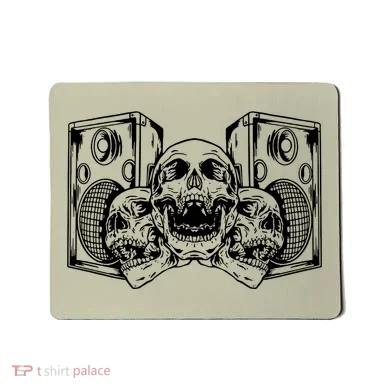 Skull Speakers Audio Gothic Regular Mousepad