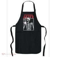 Skeleton Staying Alive Drinking Coffee Funny Skeleton Skull Apron thumb 0