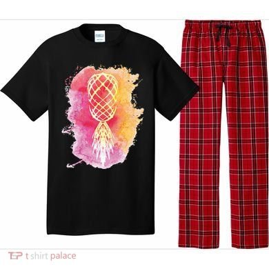 Swingers Subtle Artistic Upside Down Pineapple Gift Pajama Set