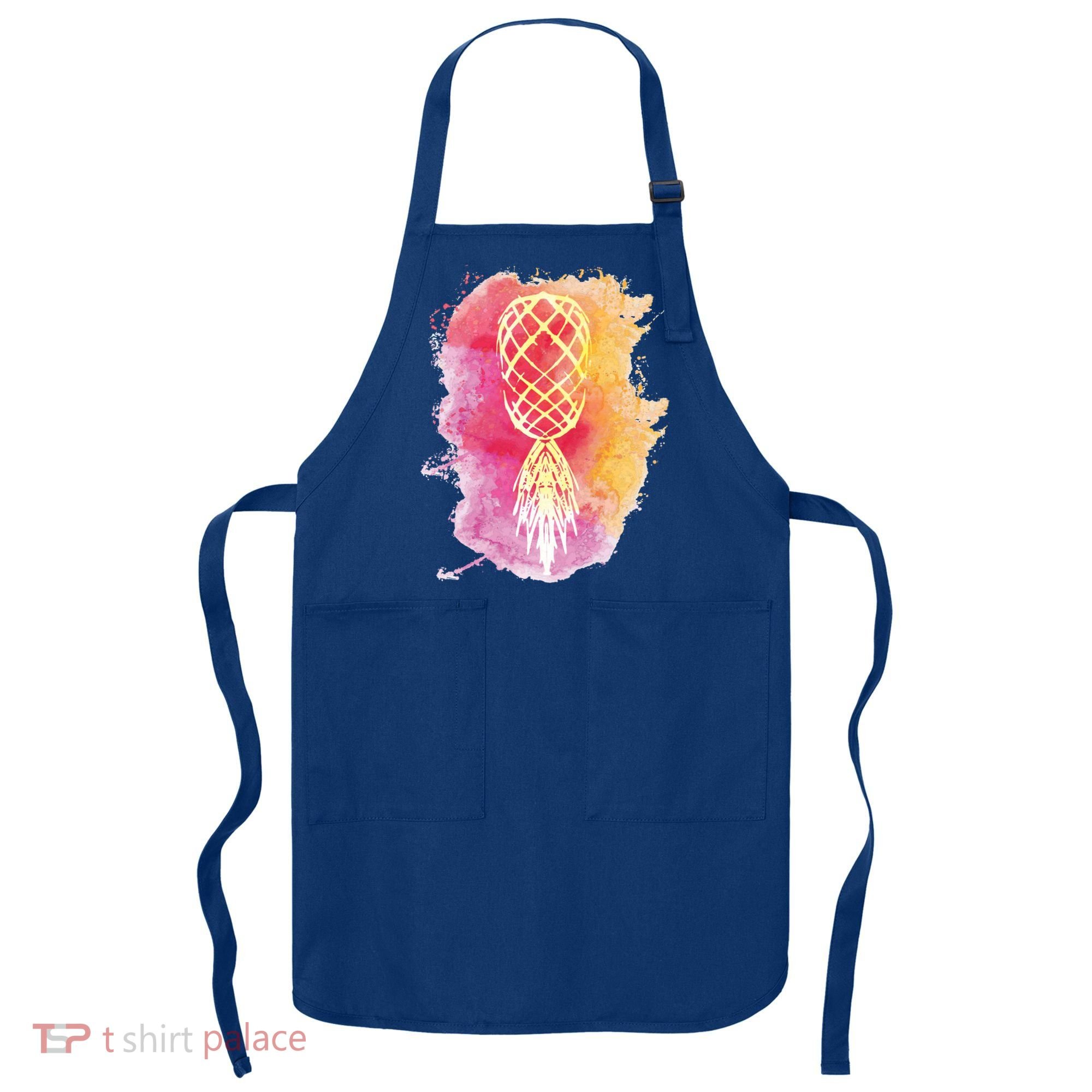Swingers Subtle Artistic Upside Down Pineapple Gift Apron
