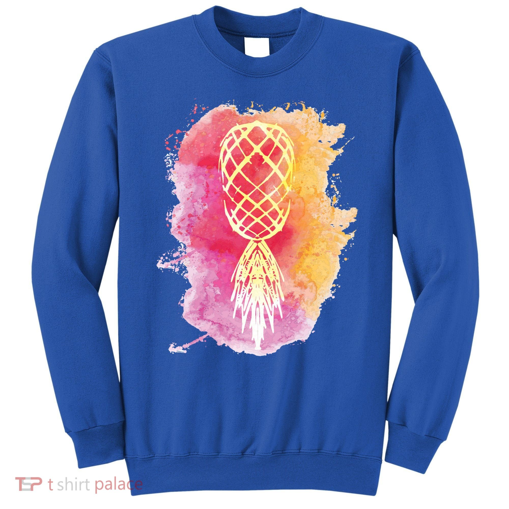 Swingers Subtle Artistic Upside Down Pineapple Gift Sweatshirt
