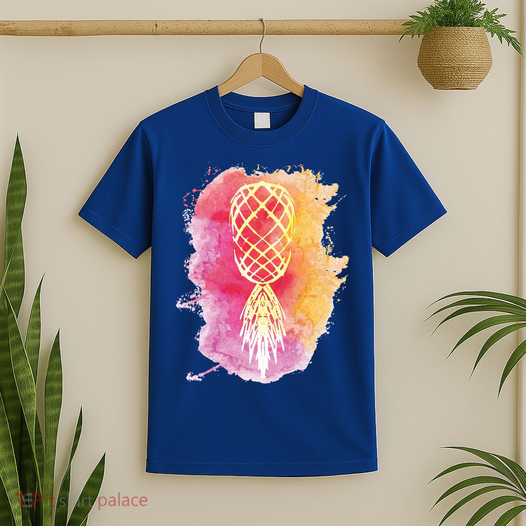 Swingers Subtle Artistic Upside Down Pineapple Gift T-Shirt