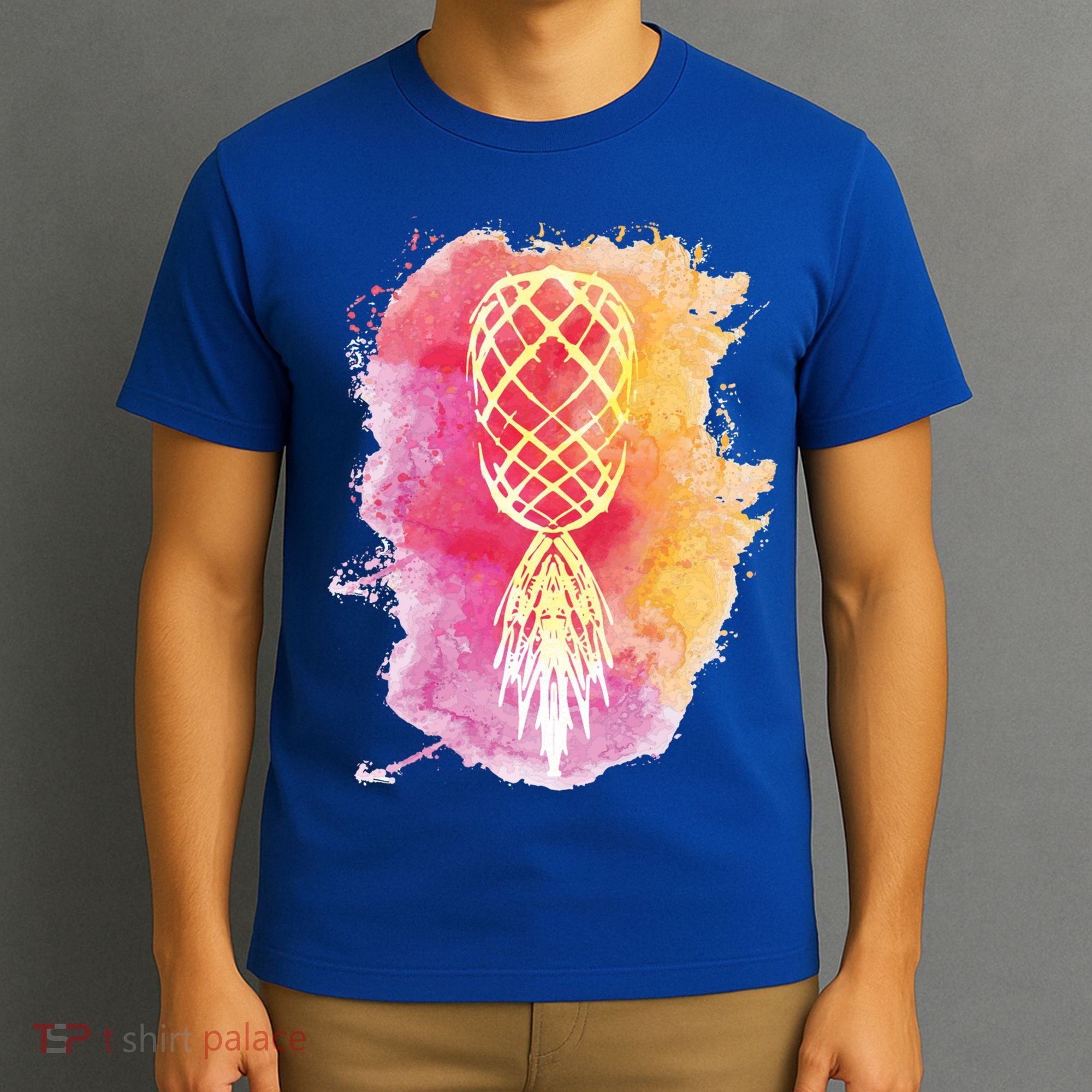 Swingers Subtle Artistic Upside Down Pineapple Gift T-Shirt
