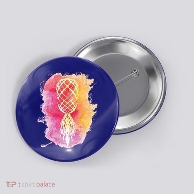 Swingers Subtle Artistic Upside Down Pineapple Gift Button